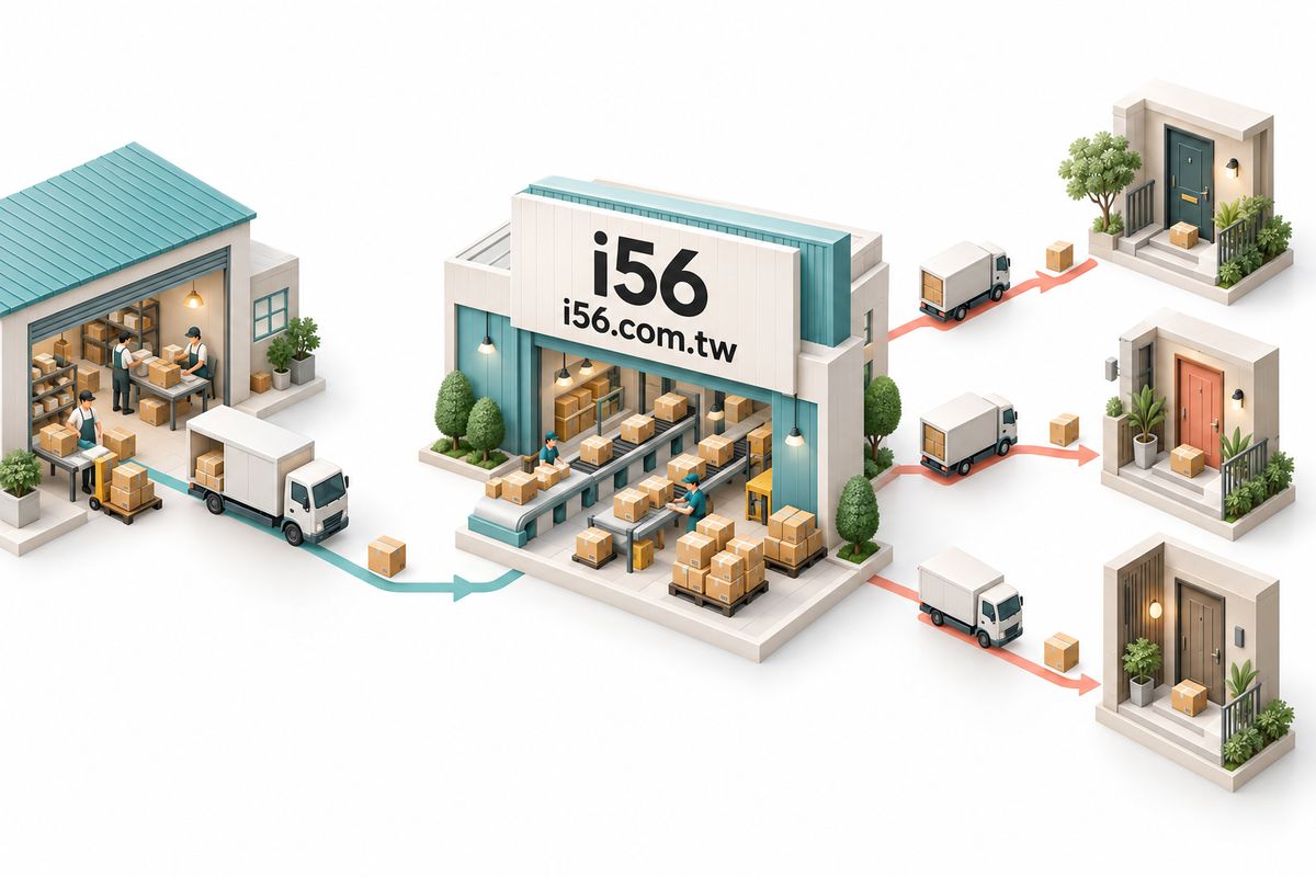 i56一件代發與集運交付流程示意