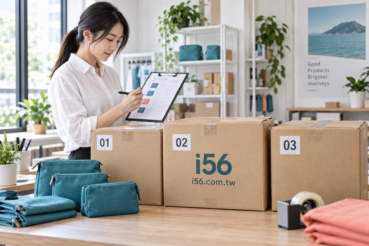 i56集運裝箱明細核對示意,逐箱確認商品與數量